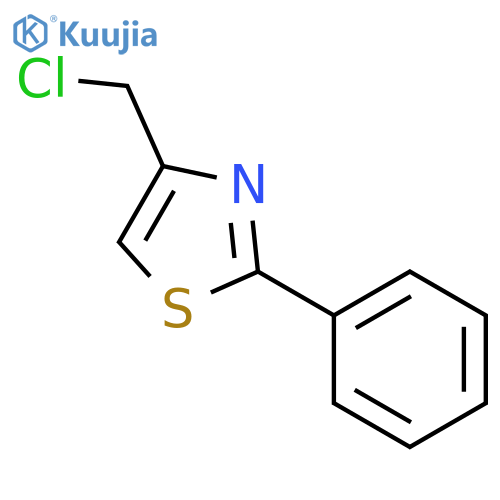 4-(chloromethyl)-2-phenyl-1,3-thiazole structure