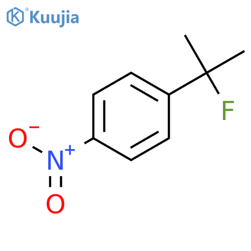 1-(2-fluoropropan-2-yl)-4-nitrobenzene structure