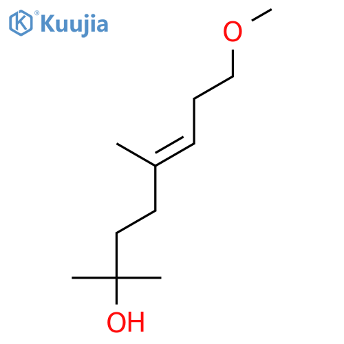 5-OCTEN-2-OL, 8-METHOXY-2,5-DIMETHYL-, (5E)- structure