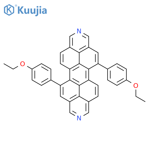 ANTHRA[2,1,9-DEF:6,5,10-D'E'F']DIISOQUINOLINE, 5,12-BIS(4-ETHOXYPHENYL)- structure