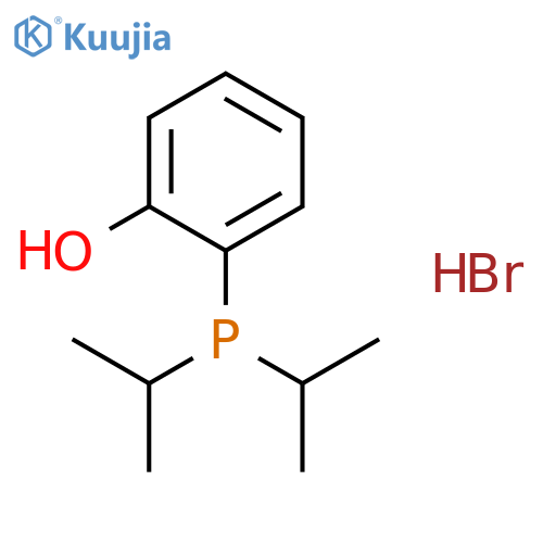 PHENOL, 2-[BIS(1-METHYLETHYL)PHOSPHINO]-, HYDROBROMIDE structure