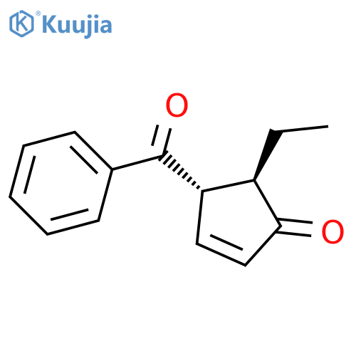 2-Cyclopenten-1-one,4-benzoyl-5-ethyl-,(4S,5R)-(9CI) structure