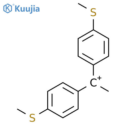 Ethylium, 1,1-bis[4-(methylthio)phenyl]- structure