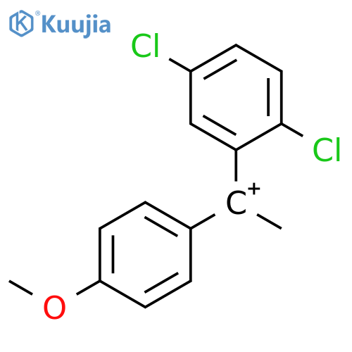 ETHYLIUM, 1-(2,5-DICHLOROPHENYL)-1-(4-METHOXYPHENYL)- structure