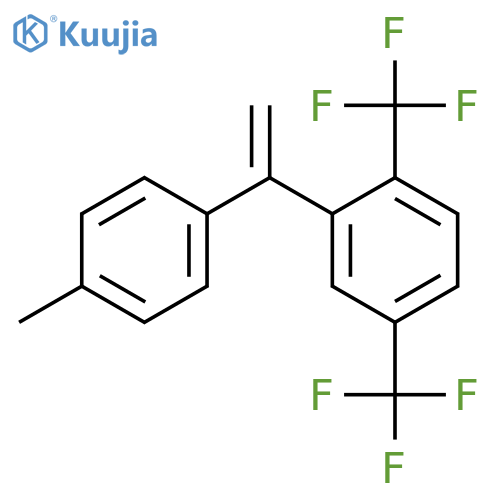 BENZENE, 2-[1-(4-METHYLPHENYL)ETHENYL]-1,4-BIS(TRIFLUOROMETHYL)- structure