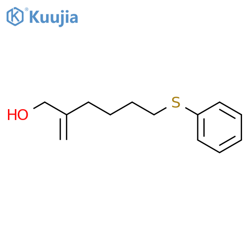 1-Hexanol, 2-methylene-6-(phenylthio)- structure