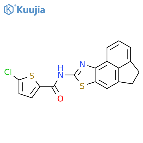 5-chloro-N-{5-thia-3-azatetracyclo6.6.1.0^{2,6}.0^{11,15}pentadeca-1(15),2(6),3,7,11,13-hexaen-4-yl}thiophene-2-carboxamide structure