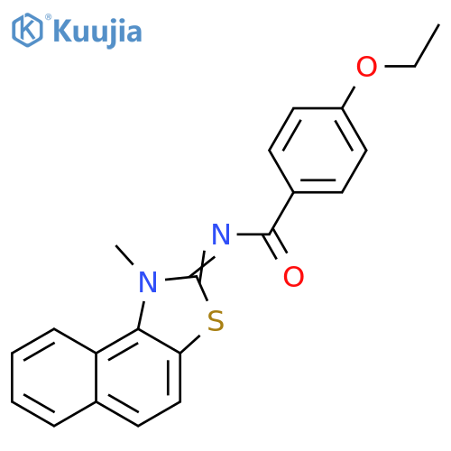 4-ethoxy-N-(2E)-1-methyl-1H,2H-naphtho1,2-d1,3thiazol-2-ylidenebenzamide structure
