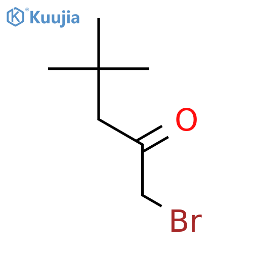 1-bromo-4,4-dimethylpentan-2-one structure