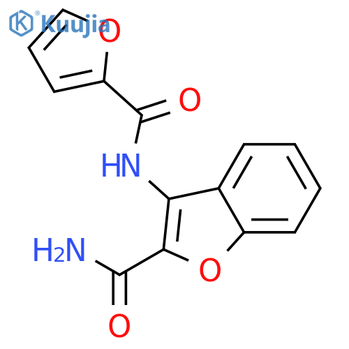 3-(furan-2-amido)-1-benzofuran-2-carboxamide structure