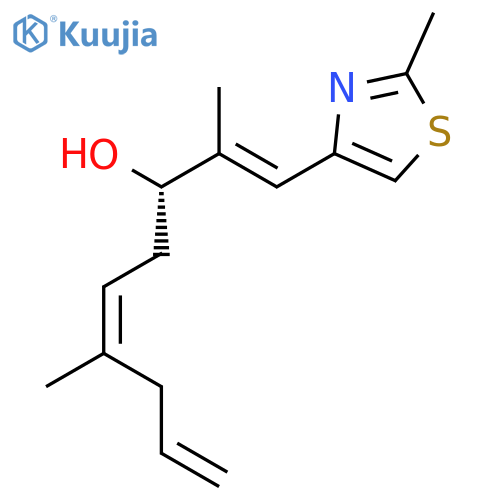 1,5,8-Nonatrien-3-ol, 2,6-dimethyl-1-(2-methyl-4-thiazolyl)-, (1E,3S,5Z)- structure