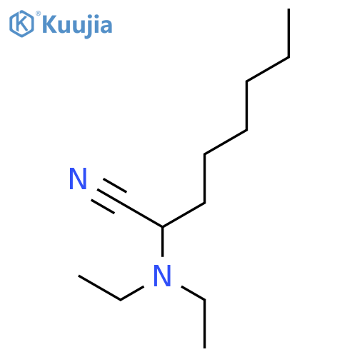 Octanenitrile, 2-(diethylamino)- structure