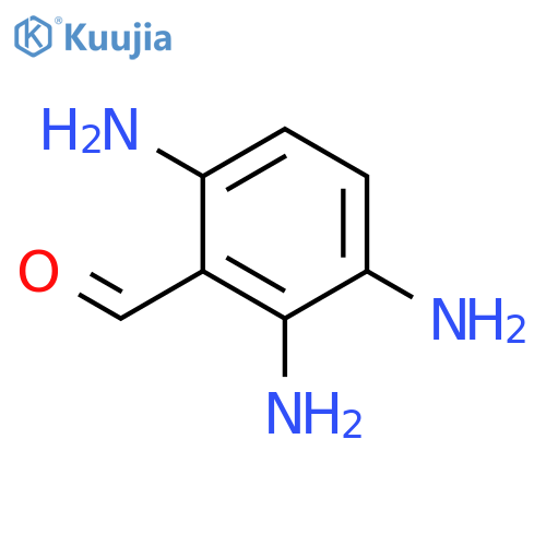 Benzaldehyde,  2,3,6-triamino- structure