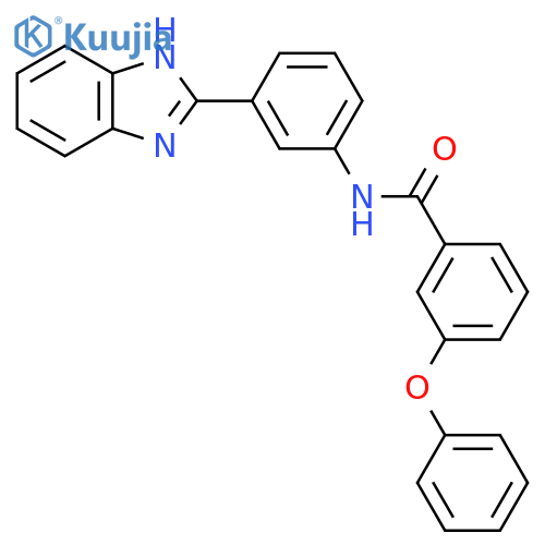 N-3-(1H-1,3-benzodiazol-2-yl)phenyl-3-phenoxybenzamide structure