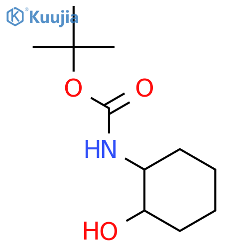 tert-butyl N-(2-hydroxycyclohexyl)carbamate structure