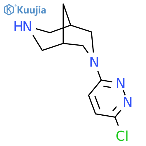 3,7-Diazabicyclo[3.3.1]nonane, 3-(6-chloro-3-pyridazinyl)- structure