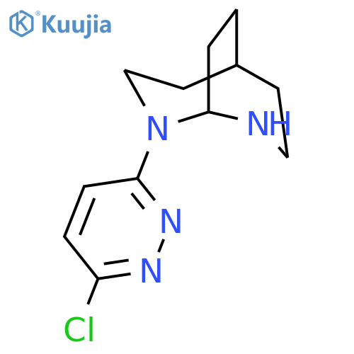 2,8-Diazabicyclo[3.3.2]decane, 2-(6-chloro-3-pyridazinyl)- structure