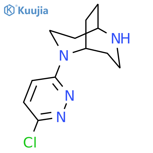 2,6-Diazabicyclo[3.3.2]decane, 2-(6-chloro-3-pyridazinyl)- structure