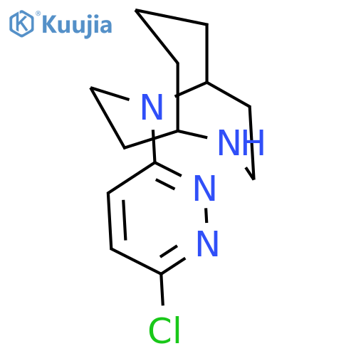 2,6-DIAZABICYCLO[3.3.3]UNDECANE, 2-(6-CHLORO-3-PYRIDAZINYL)- structure