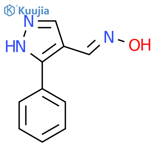 3-PHENYL-1H-PYRAZOLE-4-CARBALDEHYDE OXIME structure