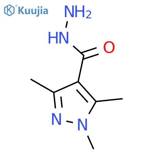 1,3,5-trimethyl-1H-pyrazole-4-carbohydrazide structure