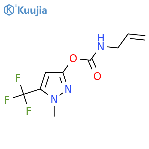 1-methyl-5-(trifluoromethyl)-1H-pyrazol-3-yl N-allylcarbamate structure