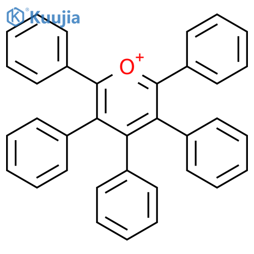 Pyrylium, pentaphenyl- structure
