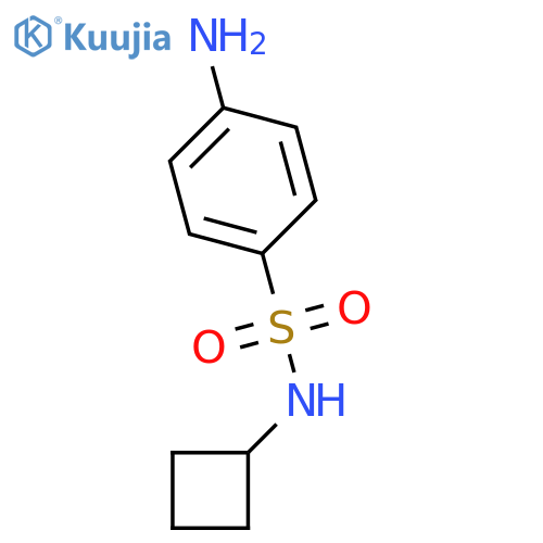 4-amino-N-cyclobutylbenzenesulfonamide structure