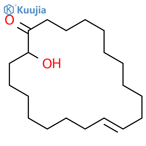 10-CYCLOEICOSEN-1-ONE, 2-HYDROXY- structure
