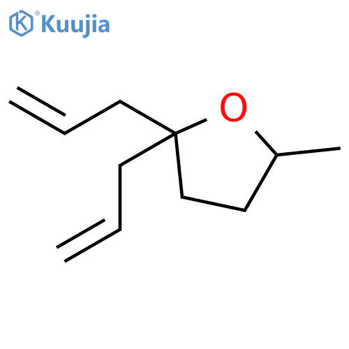 Furan, tetrahydro-5-methyl-2,2-di-2-propenyl- structure