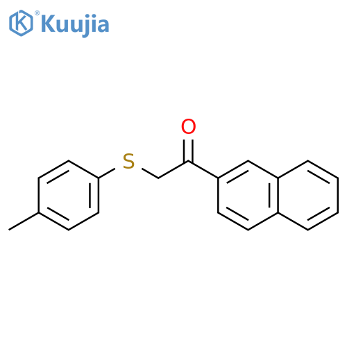 ETHANONE, 2-[(4-METHYLPHENYL)THIO]-1-(2-NAPHTHALENYL)- structure