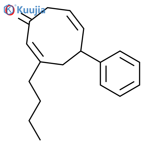 2,6-Cyclooctadien-1-one, 3-butyl-5-phenyl- structure