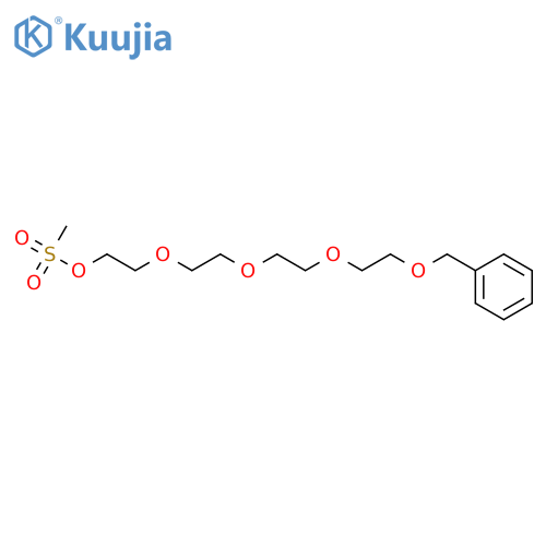 Benzyl-PEG4-MS structure