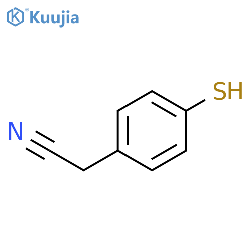 Benzeneacetonitrile, 4-mercapto- structure