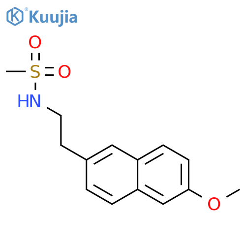 Methanesulfonamide, N-[2-(6-methoxy-2-naphthalenyl)ethyl]- structure