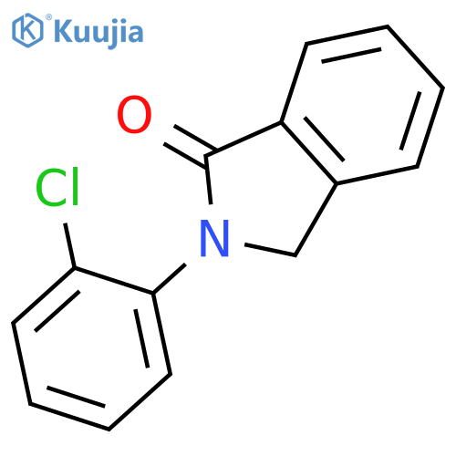 1H-Isoindol-1-one, 2-(2-chlorophenyl)-2,3-dihydro- structure