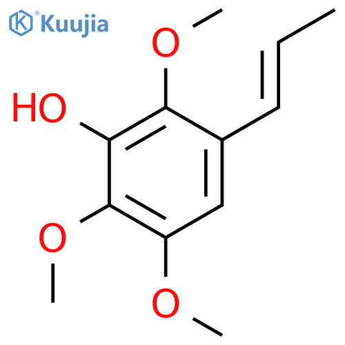5-(1-Propenyl)-1,2,3,4-benzenetetrol; (E)-form, 1,2,4-Tri-Me ether structure