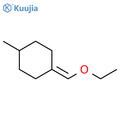 Cyclohexane, 1-(ethoxymethylene)-4-methyl- structure