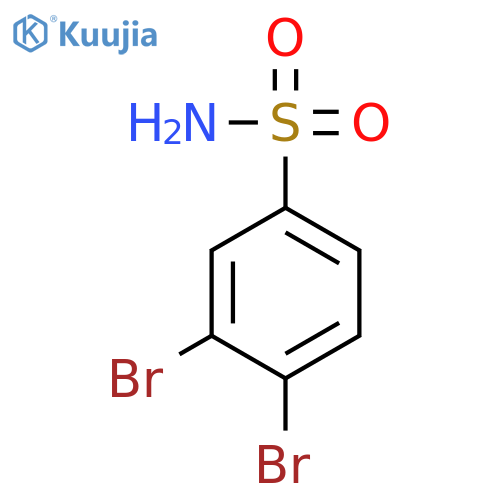 Benzenesulfonamide, 3,4-dibromo- structure