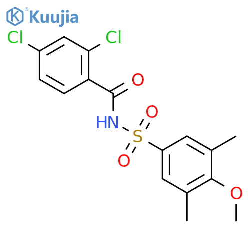 Benzamide, 2,4-dichloro-N-[(4-methoxy-3,5-dimethylphenyl)sulfonyl]- structure