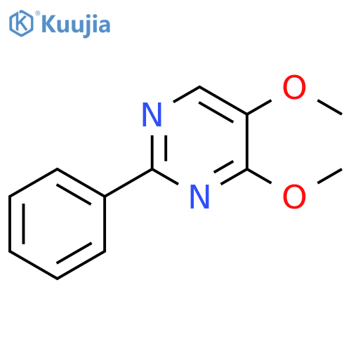 Pyrimidine, 4,5-dimethoxy-2-phenyl- structure