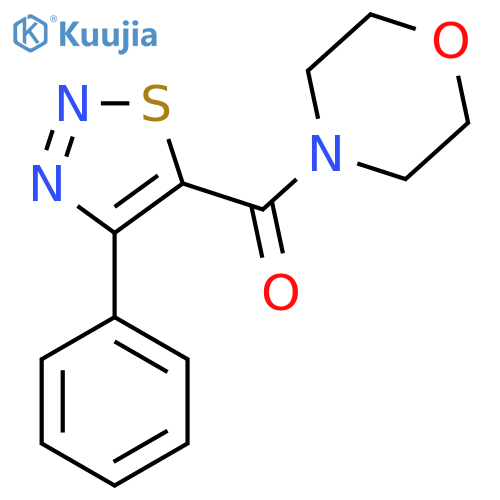 MORPHOLINO(4-PHENYL-1,2,3-THIADIAZOL-5-YL)METHANONE structure
