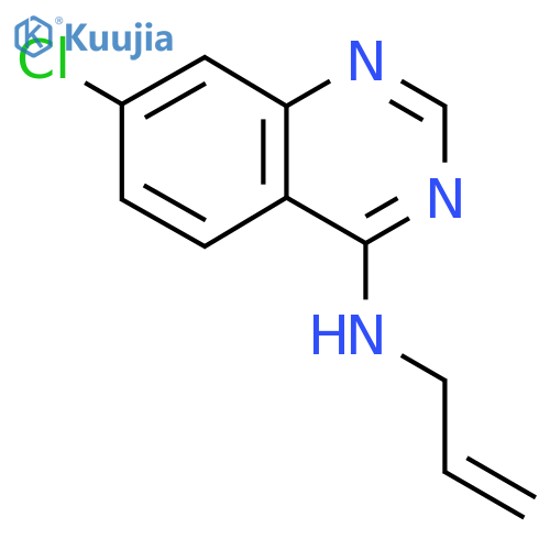 N-allyl-7-chloro-4-quinazolinamine structure