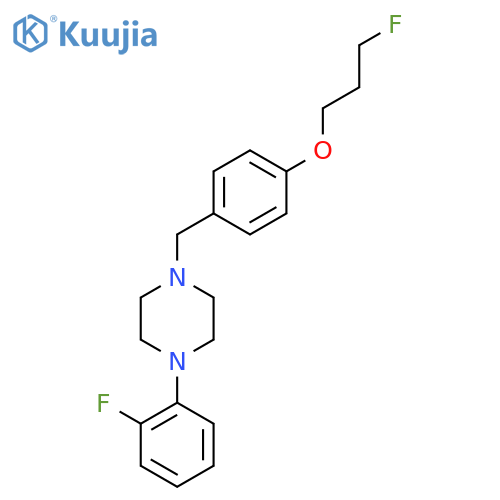 1-(2-FLUOROPHENYL)-4-[4-(3-FLUOROPROPOXY)BENZYL]PIPERAZINE structure