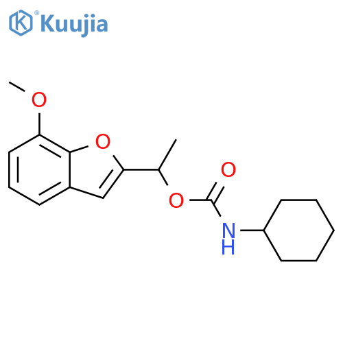 Carbamic acid, cyclohexyl-, 1-(7-methoxy-2-benzofuranyl)ethyl ester (9CI) structure