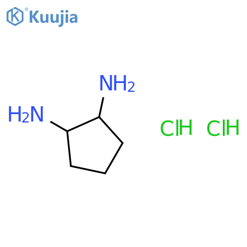(1S,2S)-Cyclopentane-1,2-diamine dihydrochloride structure