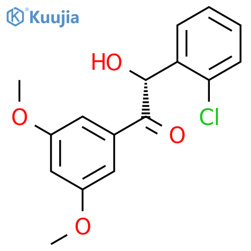 Ethanone, 2-(2-chlorophenyl)-1-(3,5-dimethoxyphenyl)-2-hydroxy-, (2R)- structure