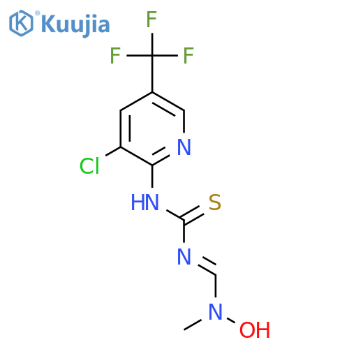 N-(3-Chloro-5-(trifluoromethyl)-2-pyridinyl)-N'-((hydroxy(methyl)amino)methylene)thiourea structure