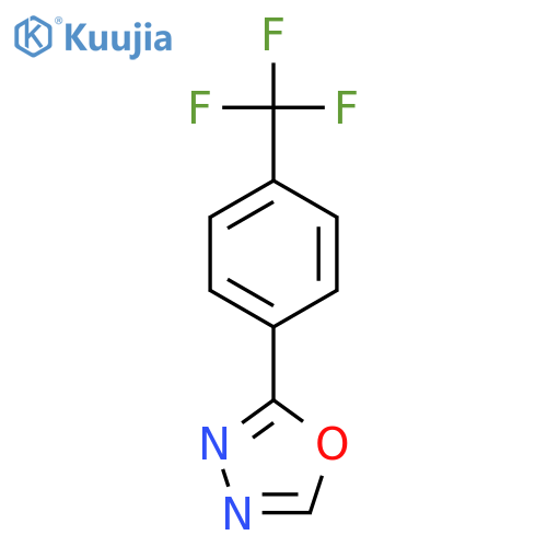 2-[4-(Trifluoromethyl)phenyl]-1,3,4-oxadiazole structure