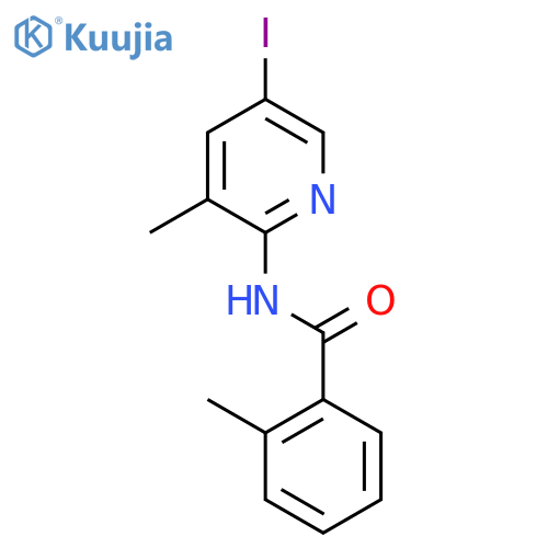 N-(5-Iodo-3-methylpyridin-2-yl)-2-methylbenzamide structure